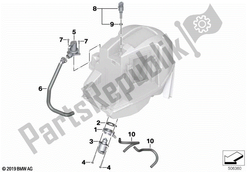 Todas las partes para Sistema De Control Inactivo de BMW F 800S K 71 2006 - 2008