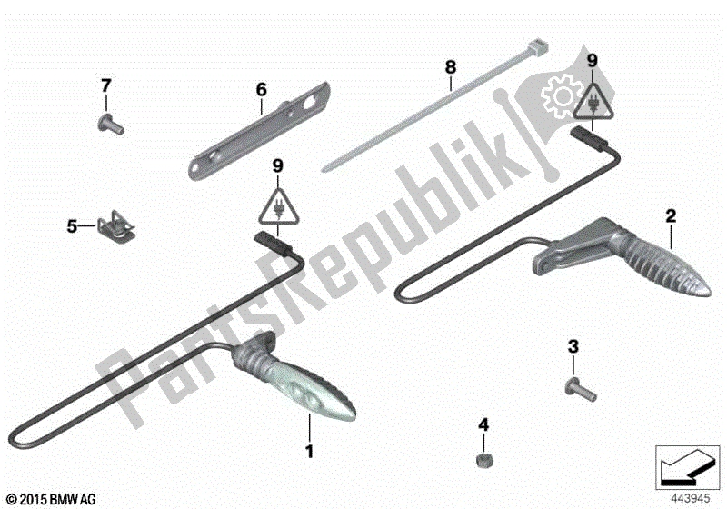 Todas las partes para Indicador De Giro Led de BMW F 800S K 71 2006 - 2008