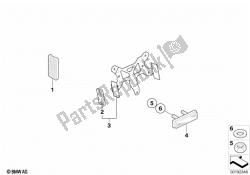 License plate bracket US / reflectors