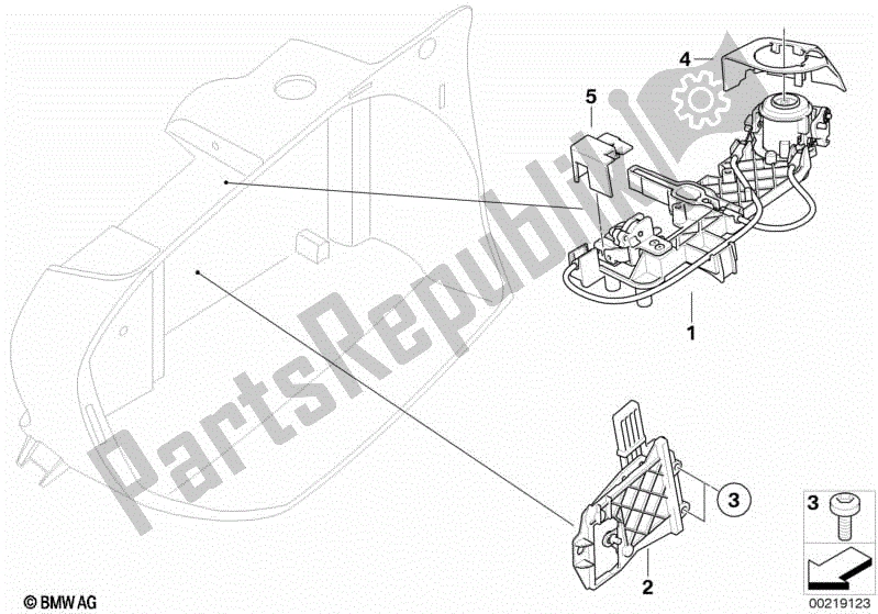 Todas las partes para Conjunto De Cerradura, Baúl 28l de BMW F 800S K 71 2006 - 2008