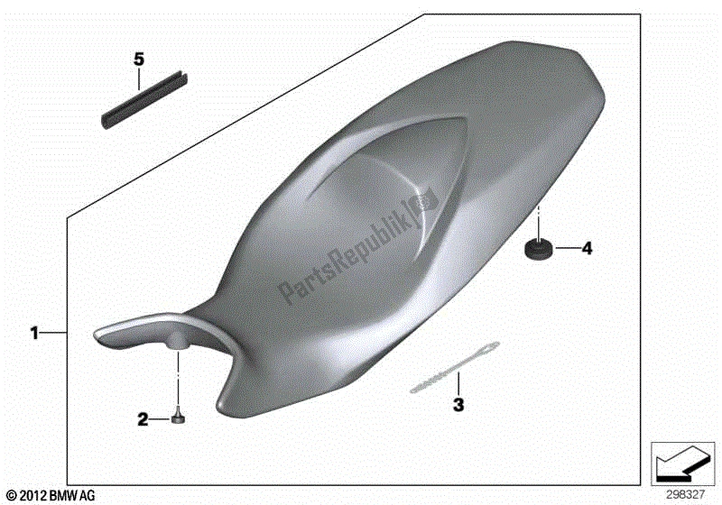 Todas las partes para Asiento De Banco De Perfil Bajo de BMW F 800S K 71 2006 - 2008