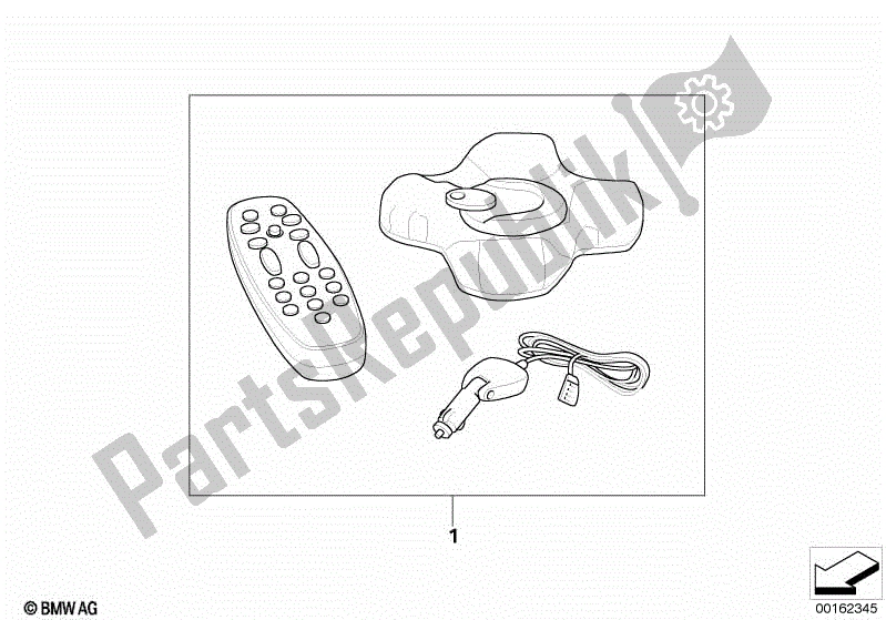 Todas las partes para Pasar. Kit De Montaje De Coche Navigator Ii / Iii de BMW F 800S K 71 2006 - 2008