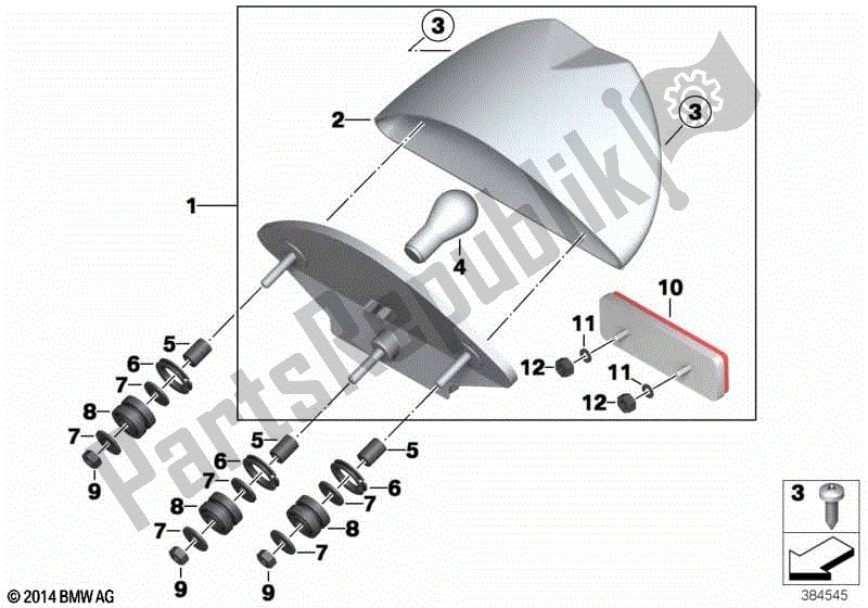 Todas las partes para Luz Trasera de BMW F 800S K 71 2006 - 2008