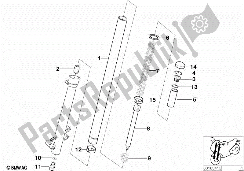 Todas las partes para Tubo De Subida / Absorbedor de BMW F 800S K 71 2006 - 2008