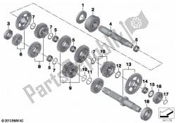 6-speed transmission/gearset parts