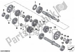 6-speed transmission/gearset parts