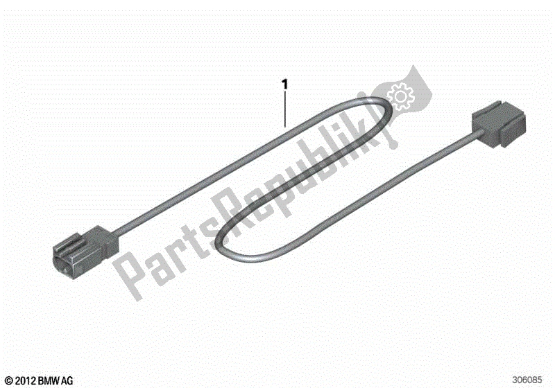 Todas las partes para Cable Adaptador, Ventilador de BMW F 800 ST K 71 2006 - 2012