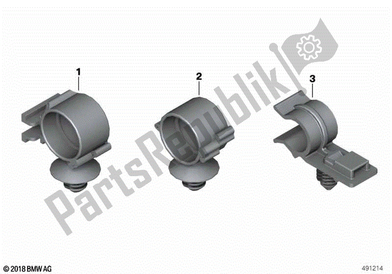 Alle onderdelen voor de Kabel Houder van de BMW F 800 ST K 71 2006 - 2012