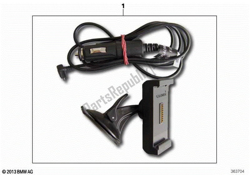 Todas las partes para Kit De Instalación De Coche Para Navigator V de BMW F 800 ST K 71 2006 - 2012