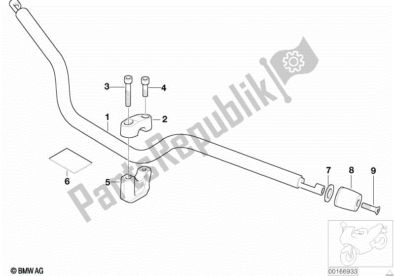 Todas las partes para Manillar de BMW F 800 ST K 71 2006 - 2012