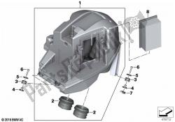 INTAKE MUFFLER, MOUNTING PARTS