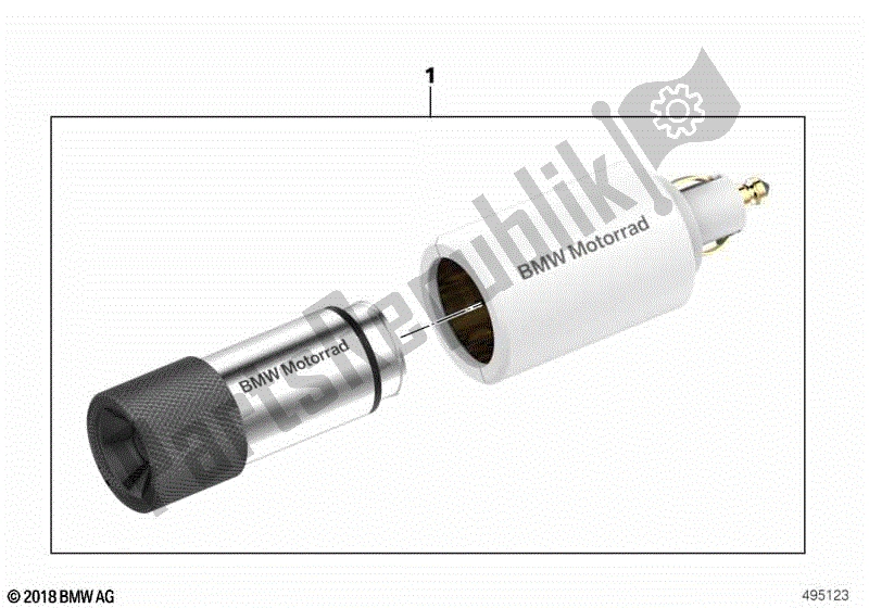 Todas las partes para Linterna Led de BMW F 800 ST K 71 2006 - 2012