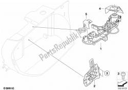 Lock assembly, Top Case 28l