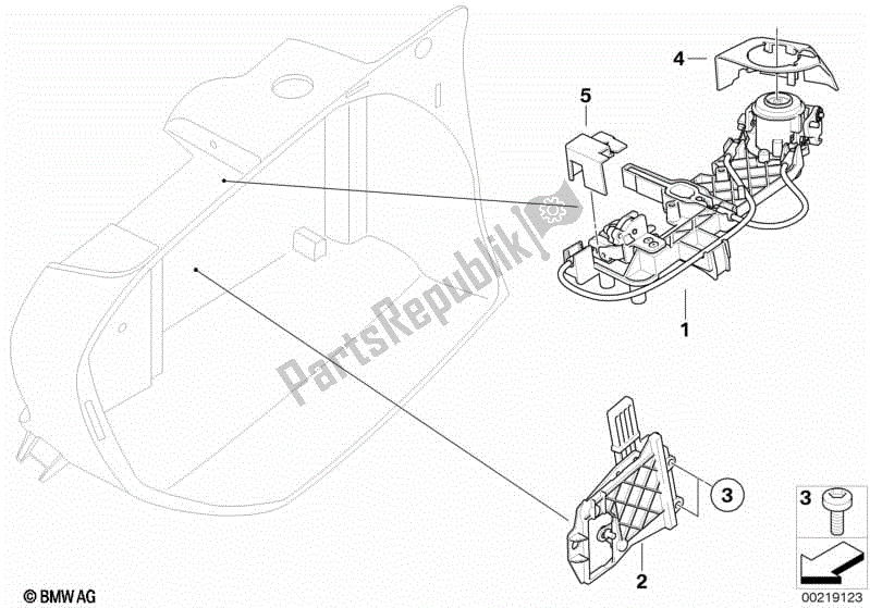 Todas las partes para Conjunto De Cerradura, Baúl 28l de BMW F 800 ST K 71 2006 - 2012