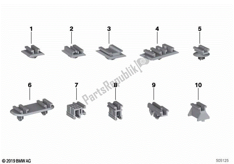 Todas las partes para Soporte De Conexión Enchufable de BMW F 800 ST K 71 2006 - 2012