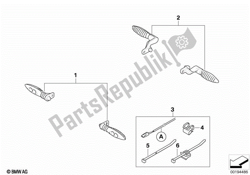 Toutes les pièces pour le Kit De Mise à Niveau, Clignotant à Led du BMW F 800 ST K 71 2006 - 2012