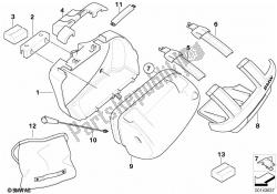 Sports case single parts