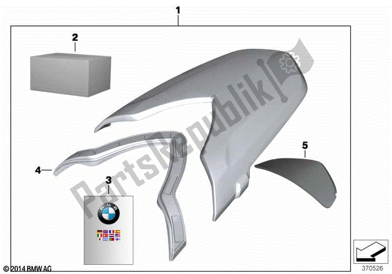 Todas las partes para Cubierta Del Taburete de BMW F 800 ST K 71 2006 - 2012