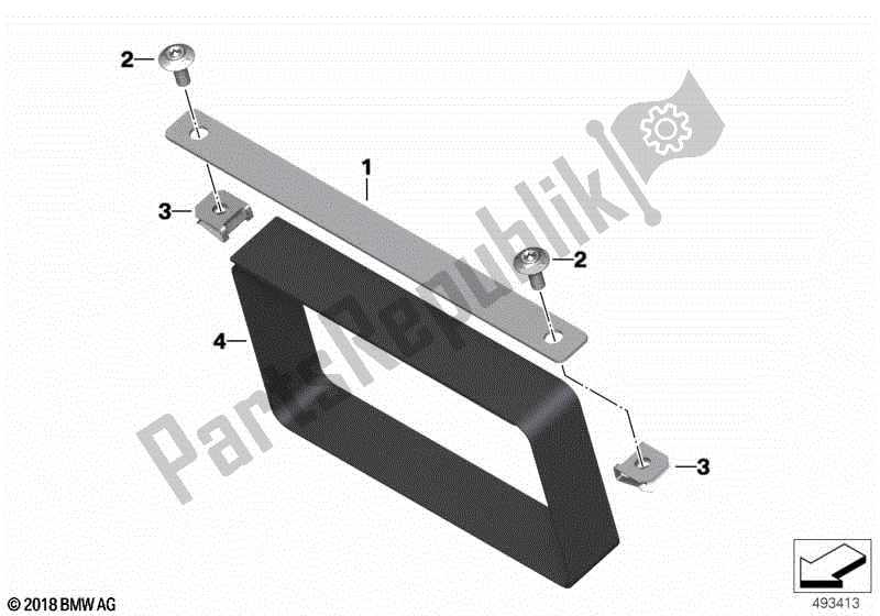 Todas las partes para Soporte De Batería Adicional de BMW F 850 GS K 81 2018 - 2021