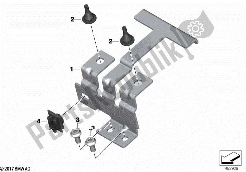 Todas las partes para Soporte Para Batería de BMW F 850 GS K 81 2018 - 2021