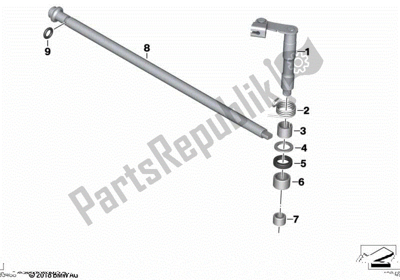 Todas las partes para Cojinete De Desembrague Del Embrague Con Palanca de BMW F 850 GS K 81 2018 - 2021