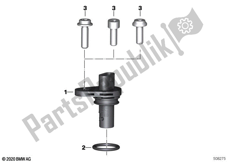 Todas las partes para Sensor Del Cigüeñal de BMW F 850 GS K 81 2018 - 2021