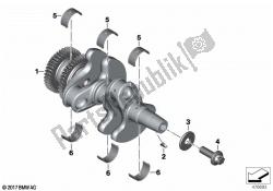 Crankshaft with bearing