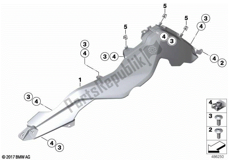 Todas las partes para Paneles Laterales Carenado de BMW F 850 GS K 81 2018 - 2021