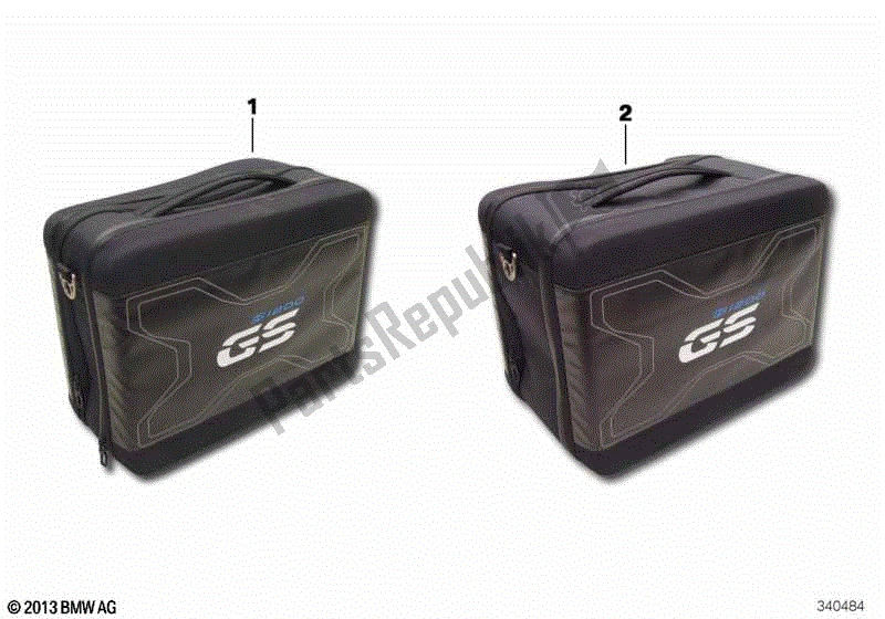 Todas las partes para Bolsillo Interior, Vario Case / Topcase de BMW F 850 GS K 81 2018 - 2021