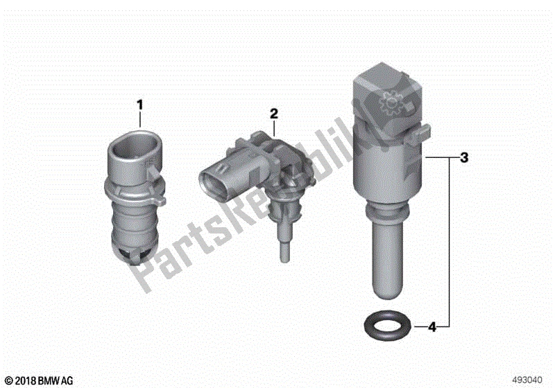 Toutes les pièces pour le Sonde De Température D'air D'admission du BMW F 850 GS K 81 2018 - 2021