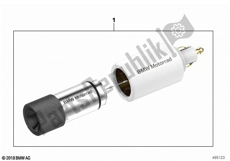 Todas las partes para Linterna Led de BMW F 850 GS K 81 2018 - 2021