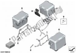 Luggage system aluminum