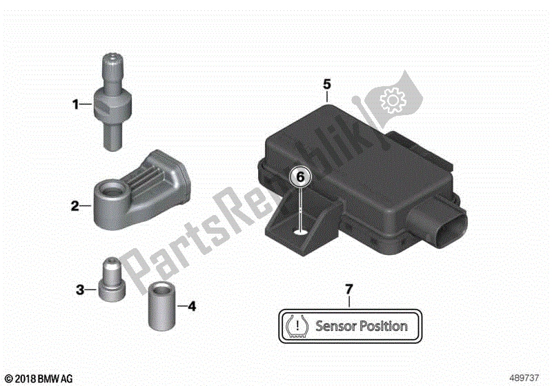 Todas las partes para Rdc de BMW F 850 GS K 81 2018 - 2021