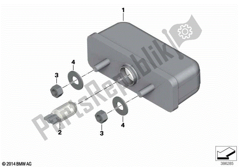 Todas las partes para Luz De La Placa De Matrícula de BMW F 850 GS K 81 2018 - 2021