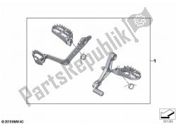 Set Enduro footpegs and foot levers