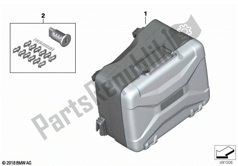 Todas las partes para Caso Vario de BMW F 850 GS K 81 2018 - 2021