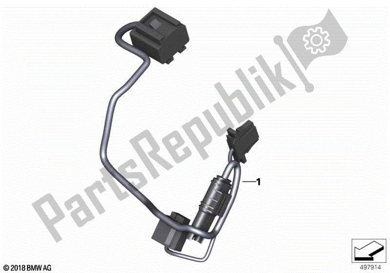 Todas las partes para Cable Para Desbloqueo De La Caja De Radio Bidireccional de BMW F 850 GS K 81 2018 - 2021