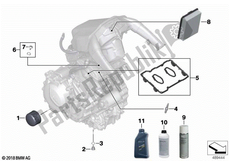 Todas las partes para Aceite De Motor / Servicio De Mantenimiento de BMW F 850 GS Adventure K 82 2018 - 2021