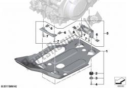 Engine skid plate aluminum