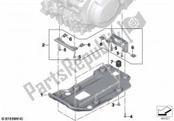 Engine skid plate plastic