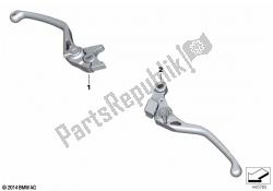 HP hand lever, milled