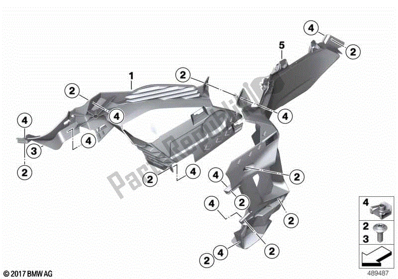 Todas las partes para Tapa Del Tanque, Lateral de BMW F 850 GS Adventure K 82 2018 - 2021