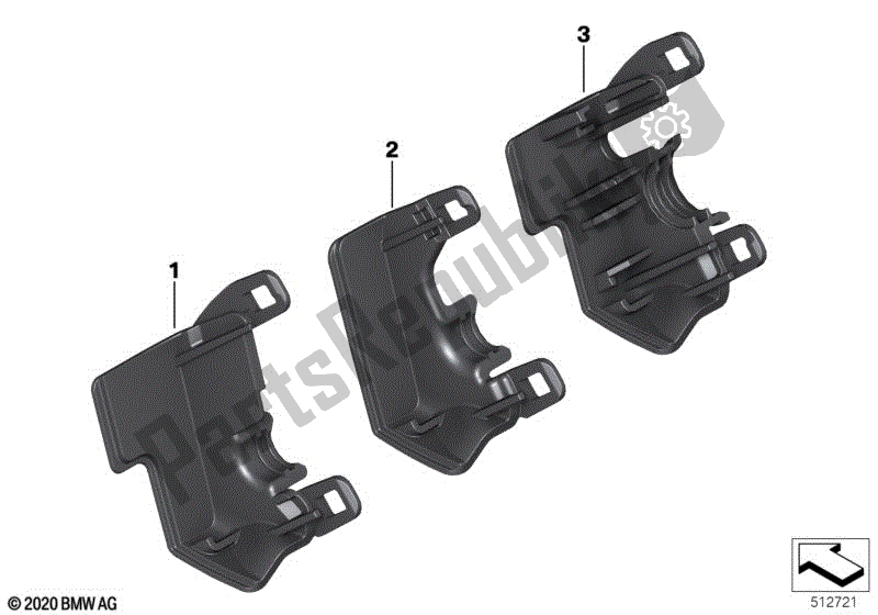 Alle onderdelen voor de Cover For Combination Switch, Left van de BMW F 900R K 83 2020 - 2021