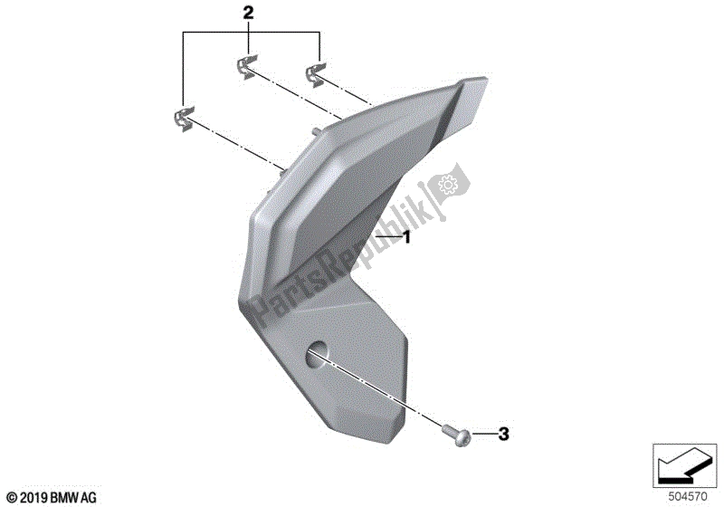 Alle onderdelen voor de Frame Trim van de BMW F 900R K 83 2020 - 2021