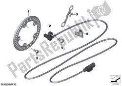 sensor de velocidade da roda dianteira