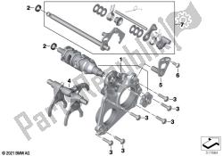 Inside shift-control components