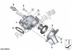 Thermostat and coolant lines