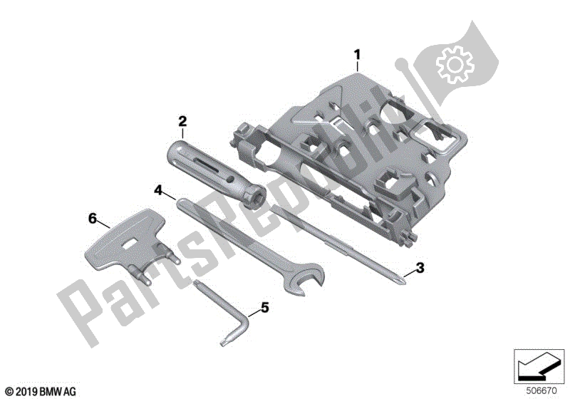 All parts for the Car Tool/tool Box of the BMW F 900 XR K 84 2020 - 2021