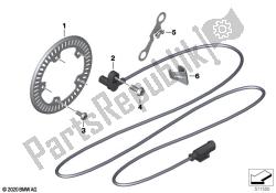 sensor de velocidade da roda dianteira