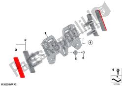 Number plate baseplate, reflectors